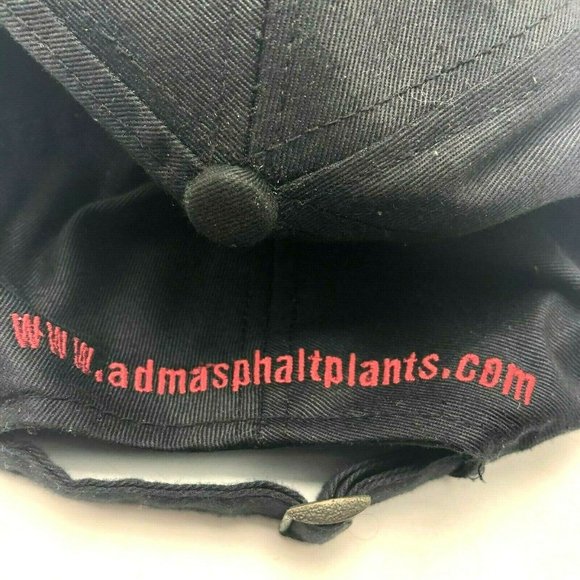 ADM Asphalt Drum Mixers Plants Components Hat Cap Strapback Black - Picture 9 of 10